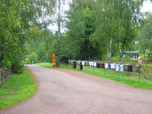 Rural mail box conclave.